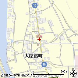 須賀周辺の地図