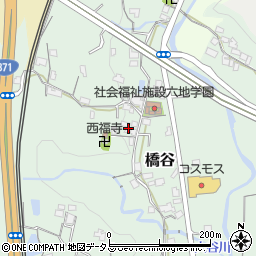 和歌山県橋本市橋谷430周辺の地図