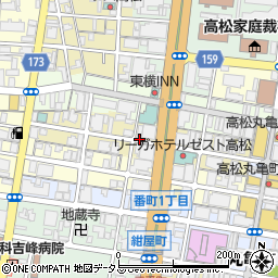 香川県高松市古新町周辺の地図