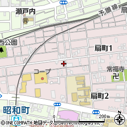香川県高松市扇町周辺の地図