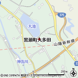 広島県東広島市黒瀬町大多田1324周辺の地図