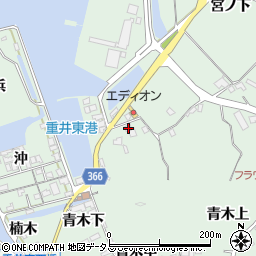 広島県尾道市因島重井町1100周辺の地図