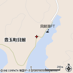 長崎県対馬市豊玉町貝鮒301周辺の地図