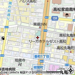 公文教育研究会　高松事務局周辺の地図