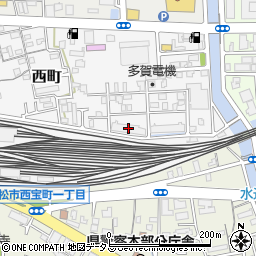 香川県高松市西町9-8周辺の地図