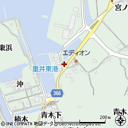 広島県尾道市因島重井町1104周辺の地図