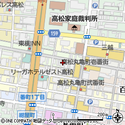 丸紅テレコム株式会社　四国営業所周辺の地図