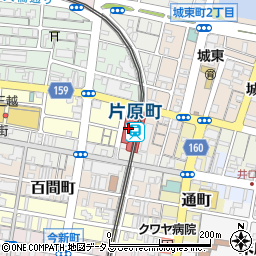 マルヨシセンター片原町店周辺の地図