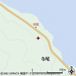 奈良県吉野郡川上村寺尾周辺の地図