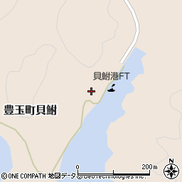 長崎県対馬市豊玉町貝鮒303周辺の地図