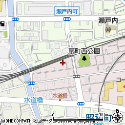 コート扇町２周辺の地図