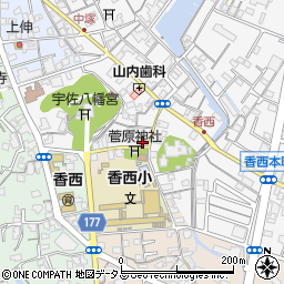 山田看板店周辺の地図
