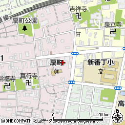 ドルチェ扇町周辺の地図