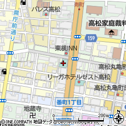 高松東急ＲＥＩホテル周辺の地図