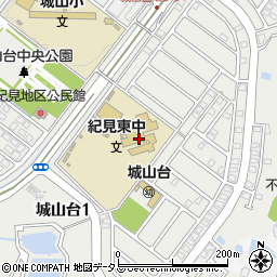 橋本市立紀見東中学校周辺の地図