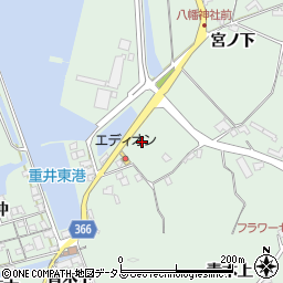 広島県尾道市因島重井町伊浜周辺の地図