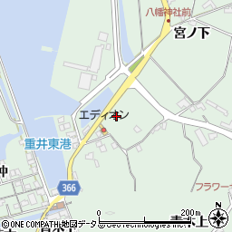 広島県尾道市因島重井町（伊浜）周辺の地図