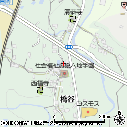 和歌山県橋本市橋谷334周辺の地図