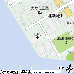 山九広島物流センター周辺の地図