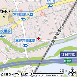 広島県廿日市市宮内999周辺の地図