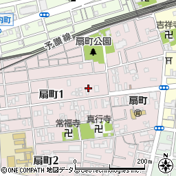 川西歯科医院周辺の地図