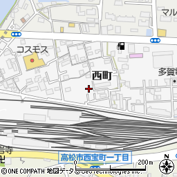 香川県高松市西町24-5周辺の地図
