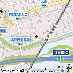 広島県廿日市市宮内1000周辺の地図