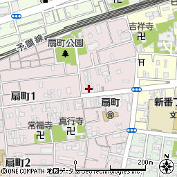 中尾商店周辺の地図