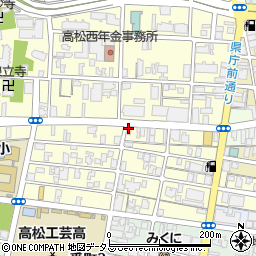 福崎鶏肉店周辺の地図