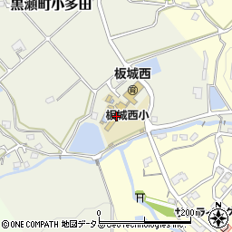 東広島市立板城西小学校周辺の地図