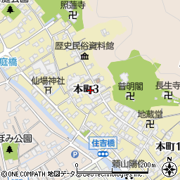 吉井邸周辺の地図