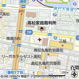 香川県高松市内町1周辺の地図