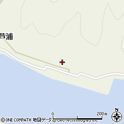 長崎県対馬市美津島町芦浦326周辺の地図