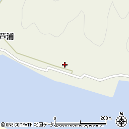 長崎県対馬市美津島町芦浦326周辺の地図