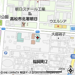 香川県市町村職員共済組合　年金課周辺の地図