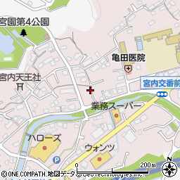 広島県廿日市市宮内1605周辺の地図