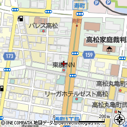 日本無線株式会社　四国支店周辺の地図