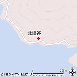 奈良県川上村（吉野郡）北塩谷周辺の地図