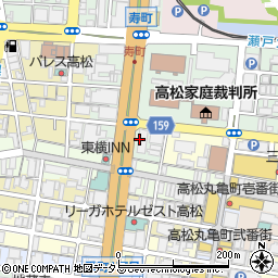 ステーキハウス千萬　高松店周辺の地図