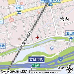 広島県廿日市市宮内987周辺の地図