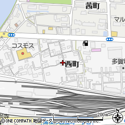 香川県高松市西町24-1周辺の地図