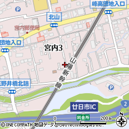 広島県廿日市市宮内1009周辺の地図