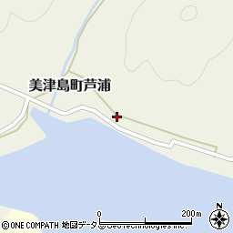 長崎県対馬市美津島町芦浦256周辺の地図