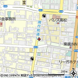 株式会社竹中工務店　四国支店周辺の地図