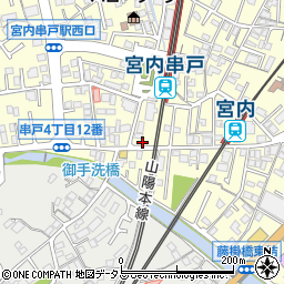 ＡＳＡＨＩ　ＰＡＲＫ宮内串戸駅前駐車場周辺の地図