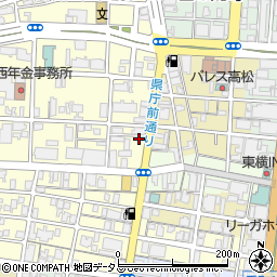 株式会社帝国データバンク　高松支店周辺の地図