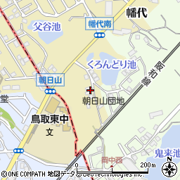 大阪府泉南市幡代周辺の地図