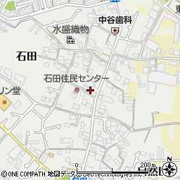 大阪府阪南市石田501周辺の地図