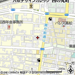 鉄建建設株式会社　四国支店周辺の地図