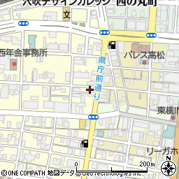 穴吹カレッジグループ本部　専門学校穴吹ビジネスカレッジ日本語学科周辺の地図